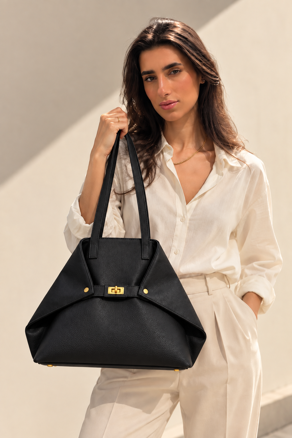 Noué Plié Convertible Tote Bag